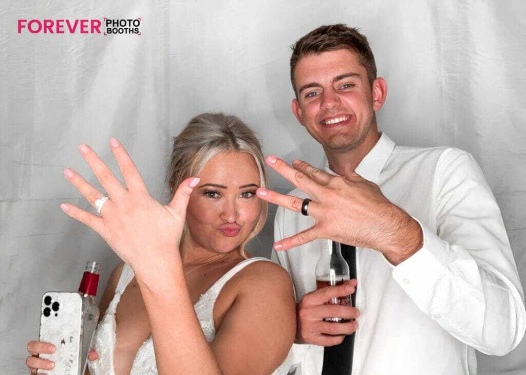 Wedding Photo booth Picture of Bride & Groom
